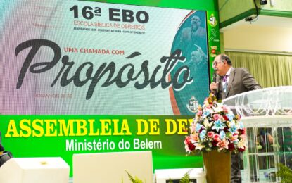 Pastor Edvaldo Bueno ministra na abertura da EBO 2023