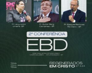 Conferência da EBD começa nessa sexta